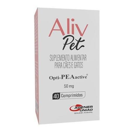 Embalagem original de ALIV PET 50 mg - 40 comprimidos