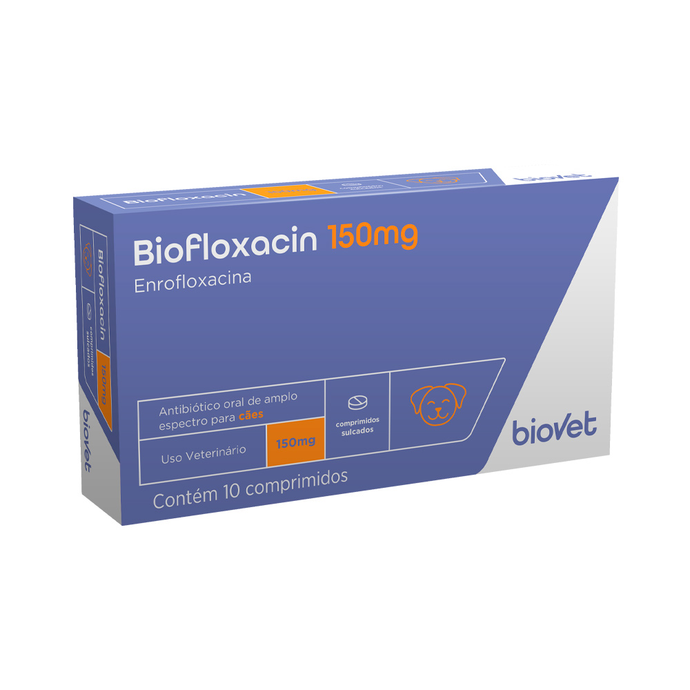 Embalagem original de BIOFLOXACIN 150 mg - BIOVET